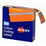 ALPHABETICAL COLOUR CODING LABELS  L  BOX OF 500 BX500