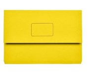 DOCUMENT WALLET FOOLSCAP YELLOW SLIMPICK MANILLA 4004005 100851689