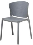 RIPPLE CHAIR STORM GREY TO SUIT CANTEEN TABLE