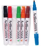 ARTLINE 500A WHITEBOARD MARKER WALLET OF 6 COLOURS