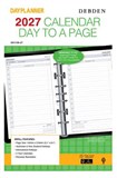 DAYPLANNER DESK EDITION REFILLS 7 RING DAILY DATED 1 YEAR DEBDEN 1100 2027