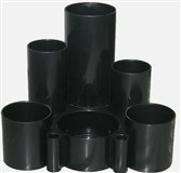 ITALPLAST DESK CADDY TIDY TUBE BLACK I30BLACK