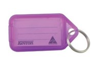 KEVRON PLASTIC KEY TAGS LILAC PK50