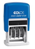 COLOP DATER S120 DATE STAMP MINI DATER 4MM TYPE SELF INKING