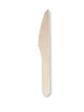CAST AWAY ENVIRO WOODEN KNIVES 165MM PK100