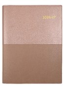 COLLINS VANESSA FINANCIAL YEAR DIARY A4 WEEK TO VIEW ROSE GOLD CHAMPAGNE 1ST JULY  30TH JUNE