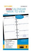 DEBDEN DAYPLANNER REFILL PERSONAL 96 X 172MM DATED WEEK TO VIEW RULED