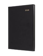 COLLINS BELMONT DIARY A4 DAY TO PAGE BLACK