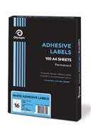A4 TUDOR LASER COPY LABEL 105X37 16 LABELS PER SHEET