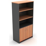 OM CABINET W900 x D450 x H1800mm Cherry Charcoal