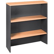 OM HUTCH W900 x D325 x H1080mm Beech Charcoal