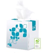FACIAL TISSUES TORK PRESIGE 2 PLY HYGENEX CUBE OF 90 TISSUES LIVI 1304