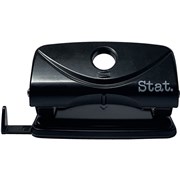 STAT HOLE PUNCH 2 HOLES BLACK SMALL 10 SHEETS