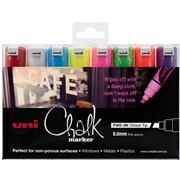 UNI CHALK MARKER 8MM PWE8K CHISEL TIP WLT8