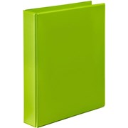 MARBIG CLEARVIEW INSERT BINDER A4 4D RING 50MM LIME