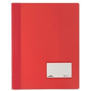 DURABLE FLAT FILE A4 Extra Wide Premium Red Translucent