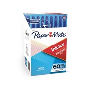 PAPERMATE 50 INKJOY BALLPOINT PEN 10MM BLUE PACK OF 60