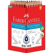 FABERCASTELL PENCIL JUNIOR TRIANGULAR GRIP HB PACK OF 72