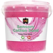 EC SENSORY COTTON SAND 700GM TUB PINK