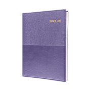 COLLINS VANESSA FINANCIAL YEAR DIARY A4 DAY TO A PAGE PURPLE 1ST JULY  30TH JUNE