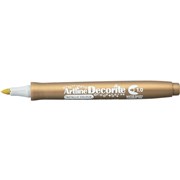 ARTLINE DECORITE MARKERS 10MM BULLET METALLIC GOLD BOX OF 12