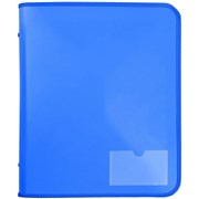 MARBIG ZIPPER BINDER A4 TECH CASE 25MM 2D BLUE