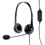 KENSINGTON STEREO USB HEADPHONES WITH MICROPHONE AND VOLUME