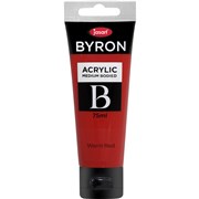 JASART BYRON ACRYLIC PAINT 75ML WARM RED