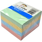 RAINBOW MY CRAFT STICKY NOTE 76X76MM ULTRA ASSORTED SELF ADHESIVE