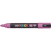 UNI POSCA POSTER MARKER PC5M 25MM MEDIUM BULLET RASPBERRY PAINT MARKER