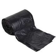 BIN LINER GARBAGE BAGS 240 LITRE PACK 50 BLACK