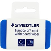 STAEDTLER LUMOCOLOUR MINI MAGNETIC WHITEBOARD WIPER BLUE PK100