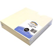 RAINBOW CARDBOARD SQUARES 290GSM 203X203MM WHITE PACK 100