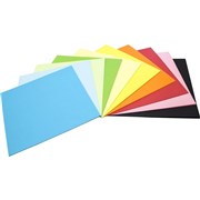 MATT KINDER SQUARES 254MM 360 SHTS ASSORTED COLOURS