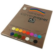 Rainbow Cover Paper A3 125gsm Brown 100 Sheets