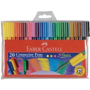 FABERCASTELL CONNECTOR PEN ASSORTED 20s