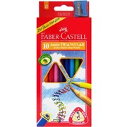 FABERCASTELL PENCILS GRIP JUNIOR WITH SHARPENER 10s