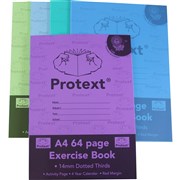 PROTEXT EXERCISE BOOK A4 64 page 14mm D T Lion