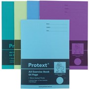 PROTEXT EXERCISE BOOK A4 64 page 18mm D T Chicken