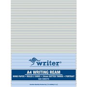 WRITER A4 EXAM PAPER 24mm Dotted Thirds Portrait Ream of 500