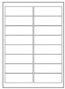 LABELS LASERINKJET 16 PER PAGE 991X339MM BOX 1600 511516  320 025 300