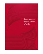 Collins Colplan Planner Month To View A4 Red Geo 2027