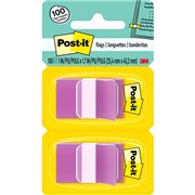 POSTIT FLAG TWIN PACKS 680PU2 PURPLE PK2