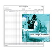 ZIONS EMPLOYEE TIME  WAGES RECORD BOOK No 76L 76L 270X265MM