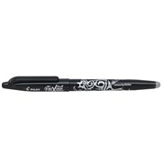PILOT FRIXION BALL GEL PEN ERASABLE FINE 07MM BLACK BLFR7B 622701
