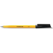 STAEDTLER STICK 430 BALLPOINT PEN FINE BLACK STD430F9