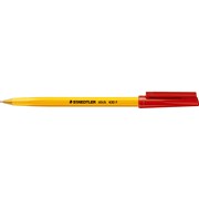STAEDTLER STICK 430 BALLPOINT PEN FINE RED STD430F2