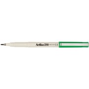 ARTLINE 210 FINELINER PEN GREEN 06MM TIP Available in 12s