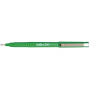 ARTLINE 200 FINELINE PEN GREEN 04MM TIP Available in 12s