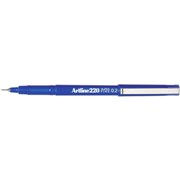 ARTLINE 220 FINELINER PEN BLUE 02MM TIP Available in 12s
